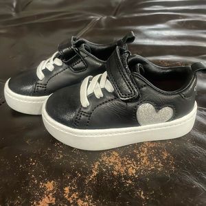 Carters size 4 baby girl sneakers